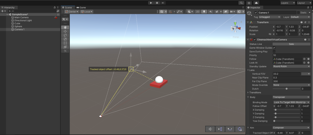 tracked-object-offset