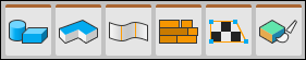 Tool buttons on the ProBuilder toolbar