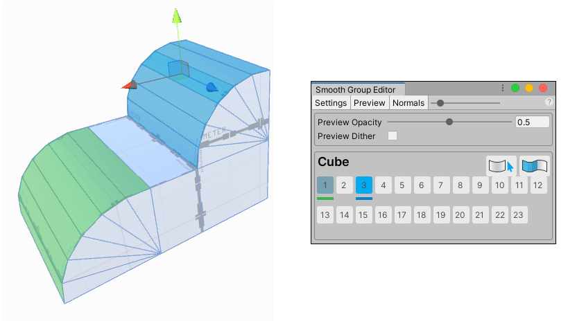 Smoothing Groups Example