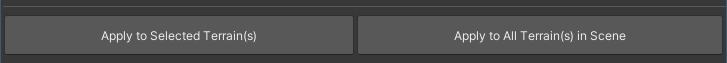 Choose whether to apply to selected or all terrains in the scene
